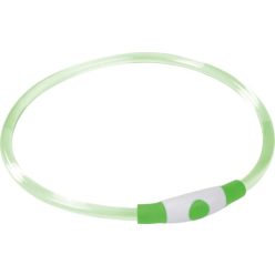 AniOne kutyanyakörv Joker USB világoszöld 65cm