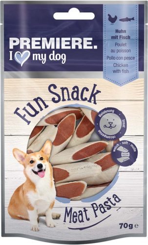 Premiere Meat Pasta kutya jutalomfalat csirke&hal 70g