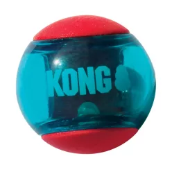 KONG Squeezz Action kutyajáték piros M 3db