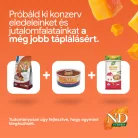N&D Pumpkin Fürj & Gránátalma Ivartalanított Száraz Macsakeledel 300g