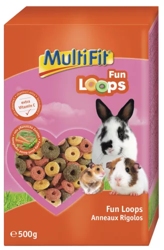 MultiFit kisemlős eledel Party Loops 500 g