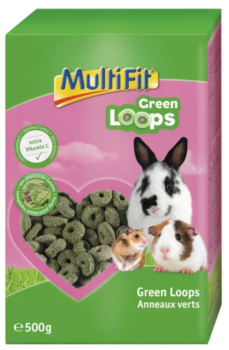 MultiFit kisemlős eledel Green Loops 500 g