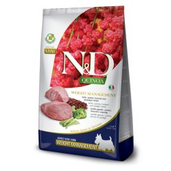   N&D Quinoa Weight Management adult mini száraz kutyaeledel bárány 800g