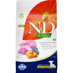   N&D Grain Free bárány&áfonya sütőtökkel puppy mini száraz kutyaeledel 800g