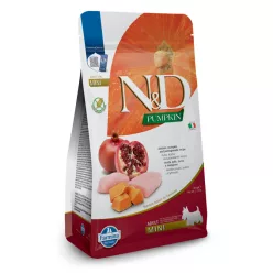   N&D Pumpkin Csirke & Gránátalma Felnőtt Mini Száraz Kutyaeledel 800g