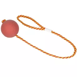 Fit+Fun kutyajáték labda kötéllel 60cm