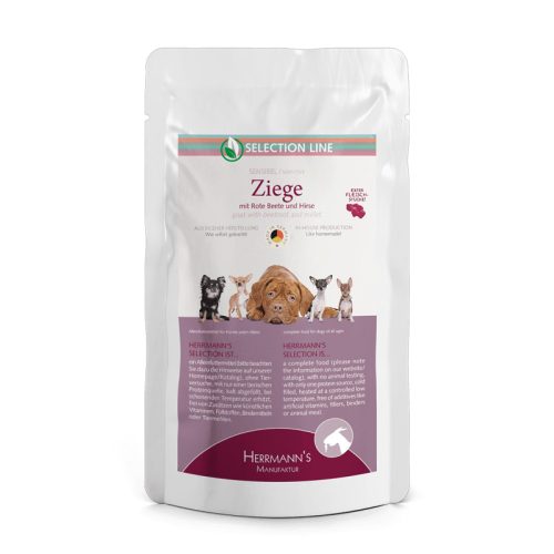 HERRMANN'S kutya tasak kecske&cékla&köles 15x150g