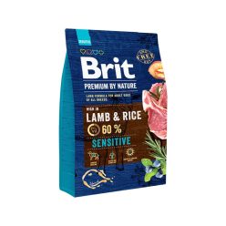   BRIT Premium by Nature sensitive kutyaeledel bárány&rizs 3kg