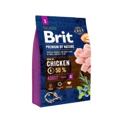 BRIT Premium by Nature small adult kutyaeledel csirke 3kg