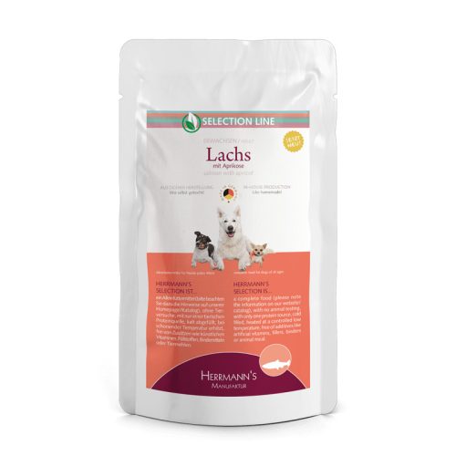 HERRMANN'S kutya tasak lazac&burgonya 15x150g