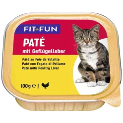 Fit+Fun macska tálka adult szárnyasmáj 16x100g