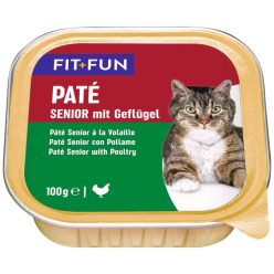 Fit+Fun macska tálka senior szárnyas 16x100g