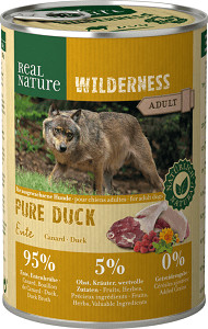 Real Nature Wilderness Pure Duck kutya konzerv adult kacsa 6x400g