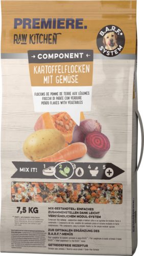 Premiere Raw Kitchen kutya burgonyapehely zöldségekkel 7,5kg