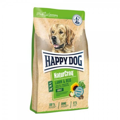Happy Dog Natur Croq száraz kutyaeledel adult bárány&rizs 15kg