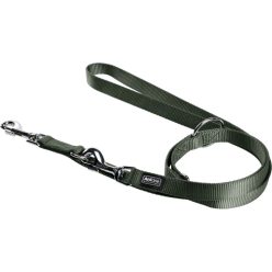 AniOne kutya póráz Classic dupla zöld 200X2,5cm