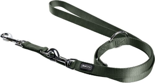 AniOne kutya póráz Classic dupla zöld 200X2,0cm