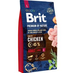 Brit Premium by Nature száraz kutyaeledel adult L 8kg