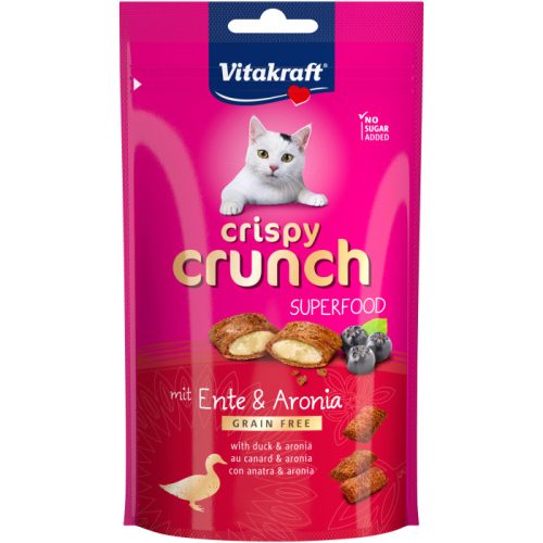 Vitakraft Crispy Crunch macska jutalomfalat kacsa&áfonya 60g