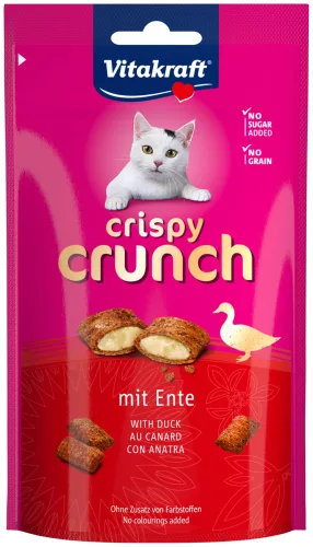 Vitakraft Crispy Crunch macska jutalomfalat kacsa&áfonya 60g