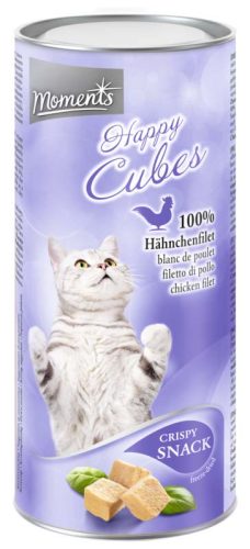 Moments Happy Cubes macska jutalomfalat csirkefilé 25g