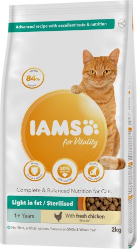 IAMS Vitality macska szárazeledel adult steril csirke 2kg