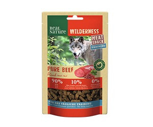 REAL NATURE Wilderness Meat Snack Training kutya jutalomfalat marha 150g