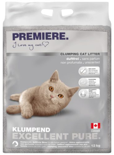 Premiere Excellent Pure csomósodó macskaalom 12kg