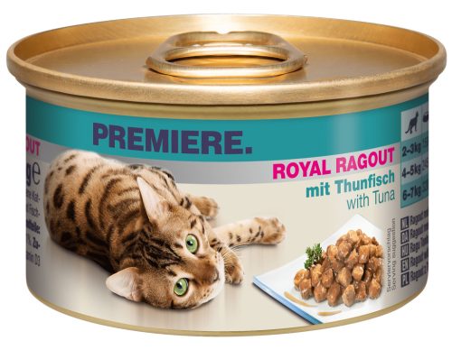 Premiere Royal Ragout macska konzerv adult ragu tonhal 18x85g