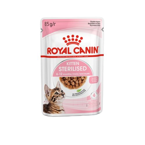 Royal Canin Feline Health Nutrition macska tasak kitten steril 12x85g