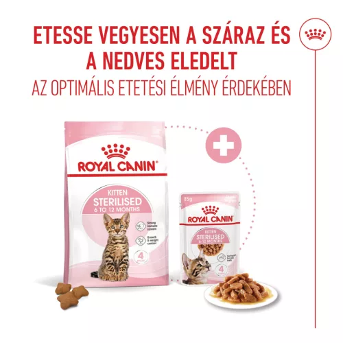Royal Canin Feline Health Nutrition macska tasak kitten steril 12x85g