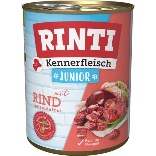 RINTI kutya konzerv junior marha 12x800g