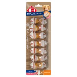 8in1 Triple Flavour kutya rágócsont XS 7db