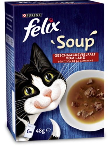 Felix Soup macska tasak MP házias válogatás 6x48g