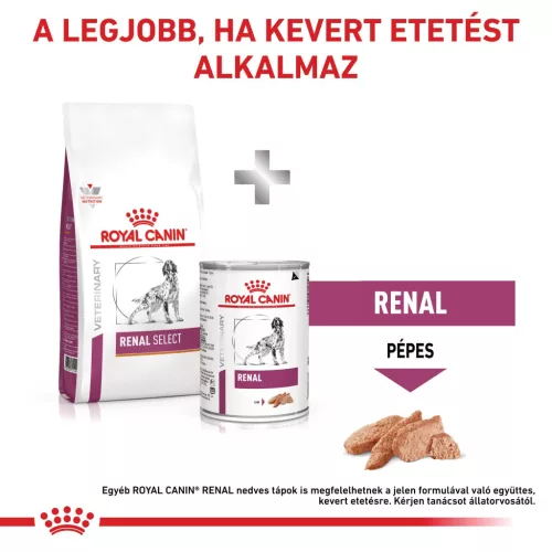 Royal Canin Veterinary Renal select vesebetegség ckd száraz kutyaeledel 2kg