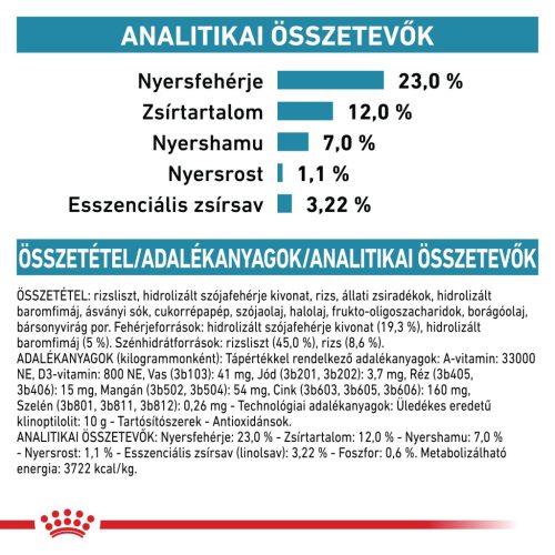 Royal Canin Veterinary Hypoallerg mc hipoallergén alacsony kalória száraz kutyaeledel 7kg