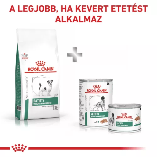 Royal Canin Veterinary Satiety wm S fogyasztó kistestű száraz kutyaeledel 3kg
