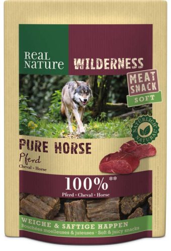 Real Nature Wilderness kutya jutalomfalat Pure Horse lóhús 150g