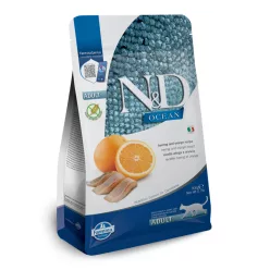   N&D Ocean Hering & Narancs Felnőtt Száraz Macskaeledel 300g