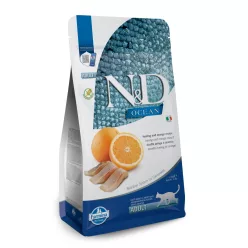  N&D Ocean Hering & Narancs Felnőtt Száraz Macskaeledel 1,5kg