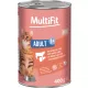 MultiFit macska konzerv paté adult marha&máj 6x400g