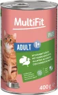 MultiFit macska konzerv paté adult nyúl&kacsa 6x400g