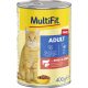 MultiFit macska konzerv szósz adult marha&máj 6x400g