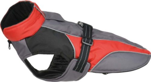 AniOne télikabát piros-szürke-fekete 48cm