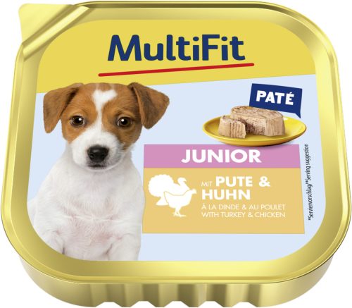 MultiFit Little Dog kutya tálka junior csirke&pulyka 11x150g