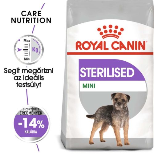 Royal Canin Canine Care Nutrition Mini Sterilised száraz kutyaeledel 3kg