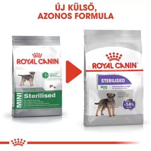Royal Canin Canine Care Nutrition Mini adult Sterilised száraz kutyaeledel 3kg