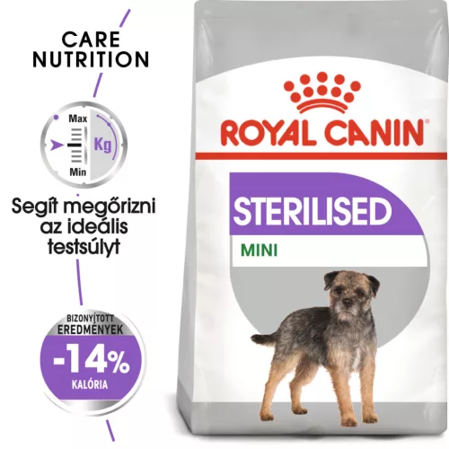 Royal Canin Canine Care Nutrition Mini adult Sterilised száraz kutyaeledel 3kg