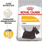 Royal Canin Canine Care Nutrition Mini adult Dermacomfort száraz kutyaeledel 3kg