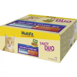 MultiFit JellyDuo macska tasak MP adult halas 92x100g